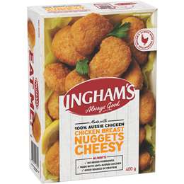 Ingham's Chicken Cheesy Nuggets 400g | Woolworths