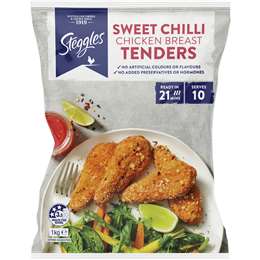 Steggles Chicken Breast Tenders Sweet Chilli