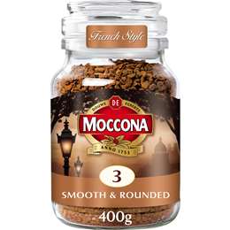 Moccona Freeze Dried Instant Coffee French Style Smooth & Rounded