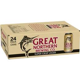 Great Northern Brewing Co Super Crisp Lager Cans