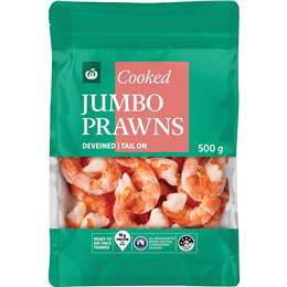 Woolworths Jumbo Cooked Prawn