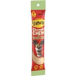 Schmackos Chomp 'n' Chew Dog Treat With Chicken Peanut Butter Flavour