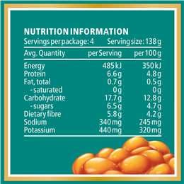 Heinz Beanz Baked Beans Salt Reduced Salt Reduced