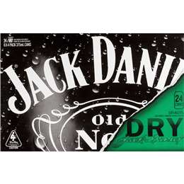 Jack Daniel's Whisky & Dry Cans