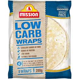 Mission Wraps Low Carb