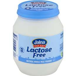 Jalna Pot Set Lactose Free Whole Milk Yoghurt Natural
