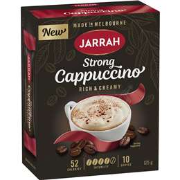 Jarrah Strong Cappuccino Sachets 10 Pack