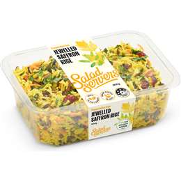 Salad Servers Jewelled Saffron Rice