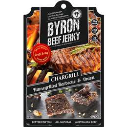 Byron Beef Jerky Chargrill 40g