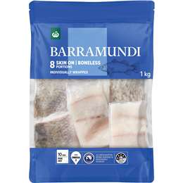 Woolworths Frozen Barramundi