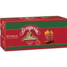 Bundaberg Spiced Ginger Beer 375mL x 10 pack