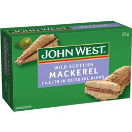 John West Wild Scottish Mackerel In Olive Oil