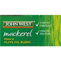 John West Wild Scottish Mackerel In Olive Oil