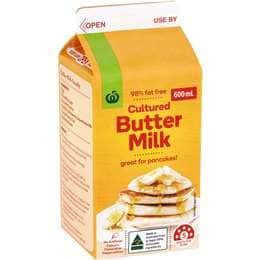 Woolworths Buttermilk 600mL