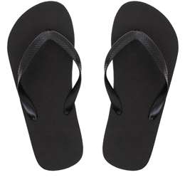 Woolworths Mens Thongs Black Medium Size - 9/10