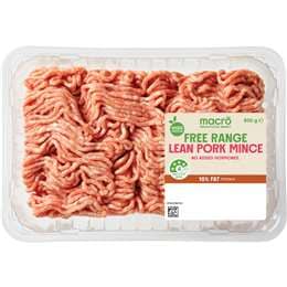 Macro Free Range Lean Pork Mince