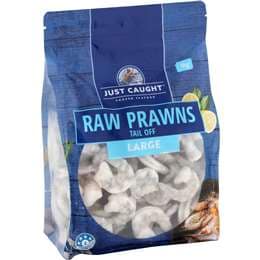 Just Caught Peeled & Deveined Raw Prawns