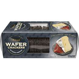 OB Finest Activated Charcoal Wafer Crackers