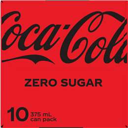 Coca - Cola Zero Sugar Soft Drink Multipack Cans