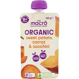 Macro Organic Baby Food Sweet Potato Carrot & Zucchini
