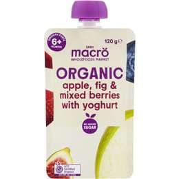 Macro Organic Baby Food Apple Berries & Fig With Yoghurt