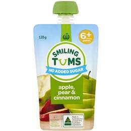 Woolworths Smiling Tums Apple Pear Cinnamon G Woolworths