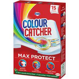 Sard Colour Catcher Prevent Colour Runs In The Wash 15 Pack | Woolworths