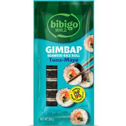 Bibigo Gimbap Seaweed Rice Roll Tuna Mayo 250g