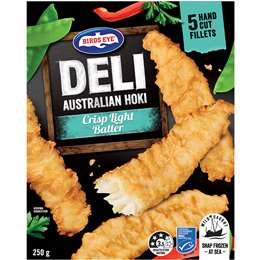 Birds Eye Deli Hoki Fillets Lightly Battered