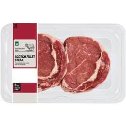 Woolworths Beef Scotch Fillet Steak Medium