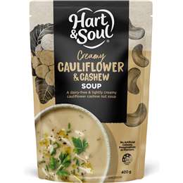 Hart & Soul All Natural Cauliflower Cashew Soup