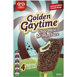 Streets Golden Gaytime Chocolate Mint 4 Pack