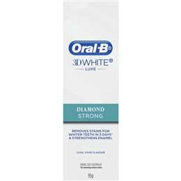 Oral B 3d White Luxe Diamond Strong Whitening Toothpaste