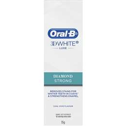 Oral B 3d White Luxe Diamond Strong Whitening Toothpaste
