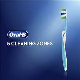 Oral B 5 Way Clean Toothbrush In Pink, Blue, Navy