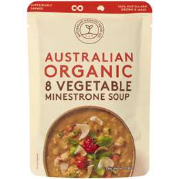 Australian Organic Food Co 8 Vegetable Minestrone Soup Pouch 330g