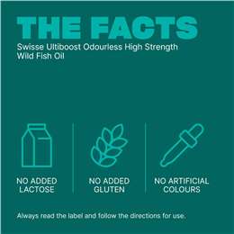 Swisse Ultiboost Odourless High Strength Wild Fish Oil