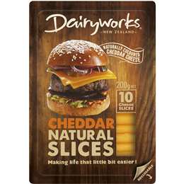 Dairyworks Cheddar Cheese Burger Slices product image