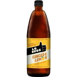 Lo Bros Organic Kombucha Ginger & Lemon