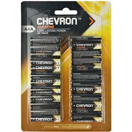 Chevron Alkaline Aaa 24 Pack