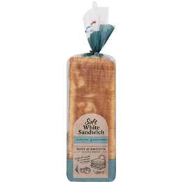 Woolworths Soft White Sandwich Bread 