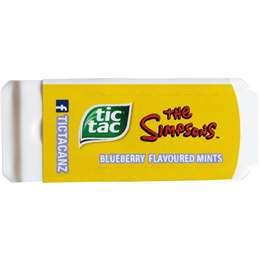 Tic Tac Simpsons Blueberry Mint T50