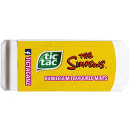 Tic Tac Simpsons Bubblegum T50