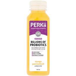 Perkii Mango Passionfruit Probiotic Drink
