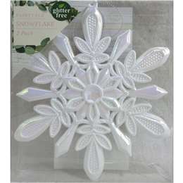 Christmas Fairytale Snowflake White 2 pack