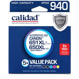 Calidad Canon 650 Xl & 651 Xl Ink Cartridges