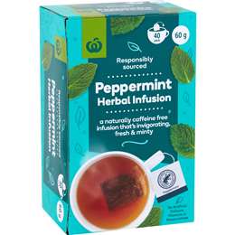 Woolworths Peppermint Tea 40 pack