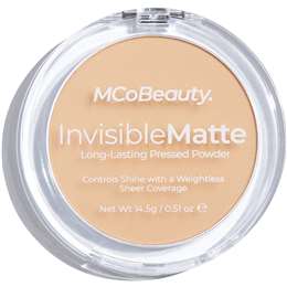 MCoBeauty Invisible Matte Long Lasting Pressed Powder Nat Beige 14.5g