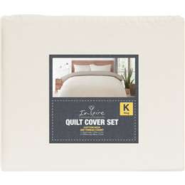 Inspire Printed Quilt Cover Set King Bed Assorted Each