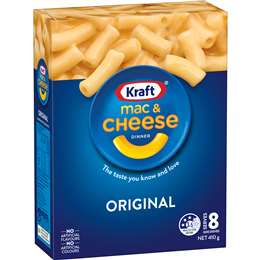 Kraft Mac & Cheese Macaroni Pasta Original Instant Noodles 410g ...